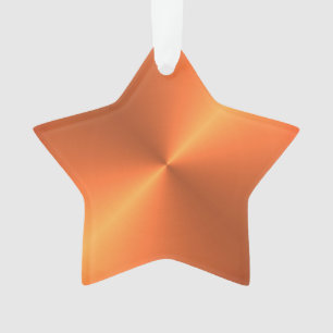 Oranje roestglans ornament