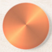 Oranje roestglans zandsteen onderzetter (Voorkant)