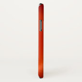 Oranje Roestvrij staal Metaalkijk Case-Mate iPhone Case (Achterkant / rechts)