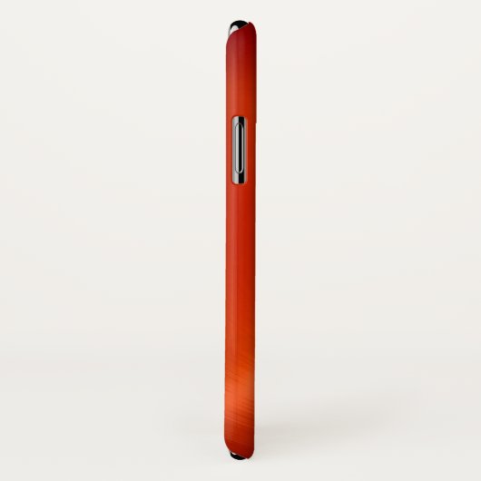 Oranje Roestvrij staal Metaalkijk Case-Mate iPhone Case (Achterkant / rechts)