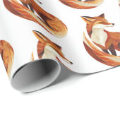 Oranje rompvossen cadeaupapier (Rol Hoek)