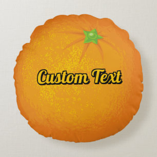 Oranje Rond Kussen