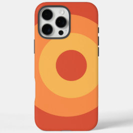Oranje ronde Apple iPhone 16 Pro Max Hoesje