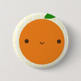 Oranje Ronde Button 5,7 Cm