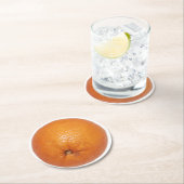 Oranje Ronde Kartonnen Onderzetter (Insitu)