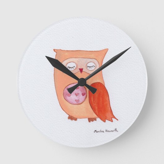 Oranje Ronde Klok (Voorkant)