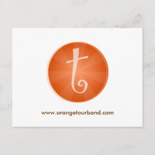 Oranje rondleidingsBriefkaart Briefkaart