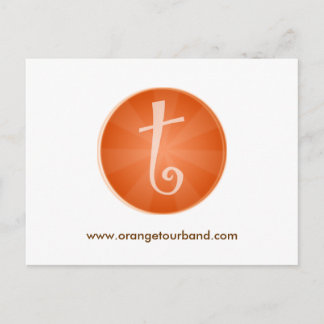 Oranje rondleidingsBriefkaart Briefkaart