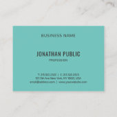 Oranje rood blauw rendy moderne eenvoudige Sjabloo Visitekaartje (Achterkant)