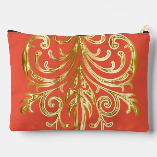 Oranje rood, Christmas Gifts Authority® Large Etui (Achterkant)