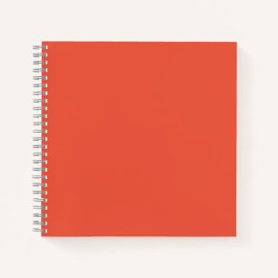 Oranje Rood #EC553E Spiral Notitieboek