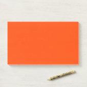 Oranje Rood Eenvoudig 10" x 6" Post-it® Notes (Op bureau)