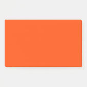 Oranje Rood Eenvoudig 10" x 6" Post-it® Notes (Voorkant)
