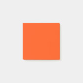 Oranje Rood Eenvoudig 7,5 cm x 7,5 cm Post-it® Notes (Voorkant)