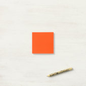 Oranje Rood Eenvoudig 7,5 cm x 7,5 cm Post-it® Notes (Op bureau)