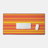 Oranje Rood Gele Strepen Bureaumat (Keyboard & Muis)