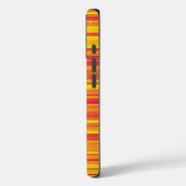 Oranje Rood Gele Strepen Case-Mate iPhone Case (Achterkant / Links)