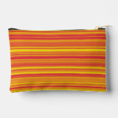 Oranje Rood Gele Strepen Klein Etui (Achterkant)