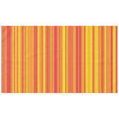 Oranje Rood Gele Strepen Tafelkleed (Voorkant (Horizontaal))