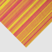 Oranje Rood Gele Strepen Tissuepapier (Detail)