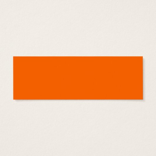 Oranje rood hart ontwerp mini visitekaartjes (Achterkant)