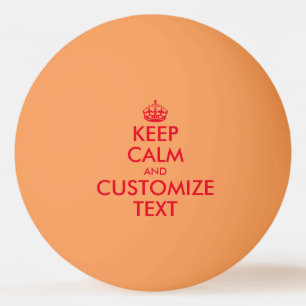 Oranje rood houdt kalm pongtafel tennisbal pingpongbal