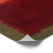 oranje, rood op groen poster (Hoek)