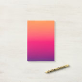 Oranje Rood Paarse Kleur Post-it® Notes (Op bureau)