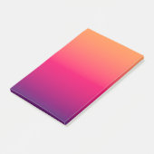 Oranje Rood Paarse Kleur Post-it® Notes (Schuin)