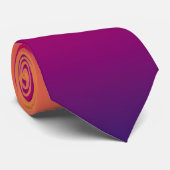 Oranje Rood Paarse Kleur Stropdas (Opgerold)