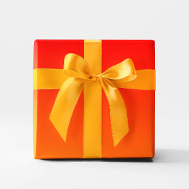 Oranje Rood Verlopen Cadeaupapier