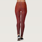 Oranje roodbaars leggings (Achterkant)