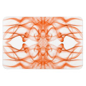 Oranje Rook Symmetrisch Minimalistisch Wit Magneet (Horizontaal)
