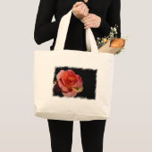 ORANJE ROOS 2 GROTE TOTE BAG (Voorkant (product))