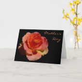 ORANJE ROOS 2 MOEDERDAG KAART (Gele Bloem)