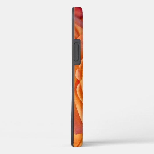  Oranje Roos Art Close Up Telefoon Case (Achterkant / Rechts)