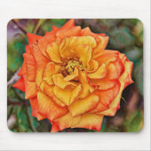 Oranje Roos Art Muismat (Voorkant)