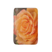 Oranje roos badmat (Voorkant Verticaal)