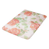 Oranje roos badmat (Gekanteld)