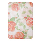 Oranje roos badmat (Voorkant Verticaal)