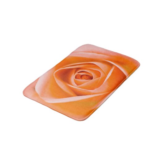Oranje roos badmat (Gekanteld)