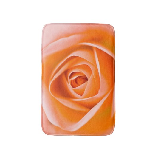 Oranje roos badmat (Voorkant Verticaal)