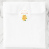 Oranje Roos, Bewaar de datum bruiloft Stickers (Tas)