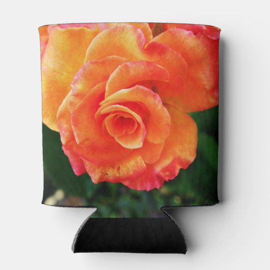 Oranje roos blikjeskoeler (Achterkant)