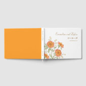 Oranje Roos Bruiloft Gastenboek (Volledig)