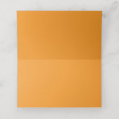 Oranje Roos Bruiloft Plaatskaart Plaatskaartje (Binnenkant ongevouwen)
