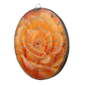 Oranje Roos Dartbord (Voorkant Rechts)