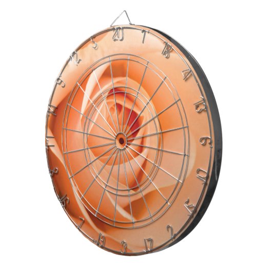 Oranje Roos Dartbord (Voorkant Rechts)