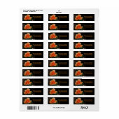 Oranje Roos Etiket (Full Sheet)