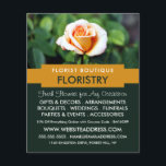 Oranje Roos, Florist, gebladerte Adverteren Flyer<br><div class="desc">Oranje Roos,  Florist,  floristry Adverteren flyer door de Visitekaartje winkel.</div>